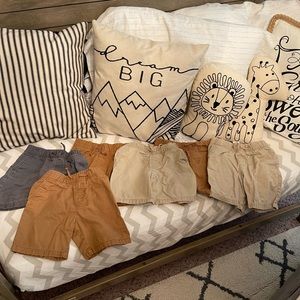 Lot of Size 3T Shorts (tan, beige & gray) Set of 6
